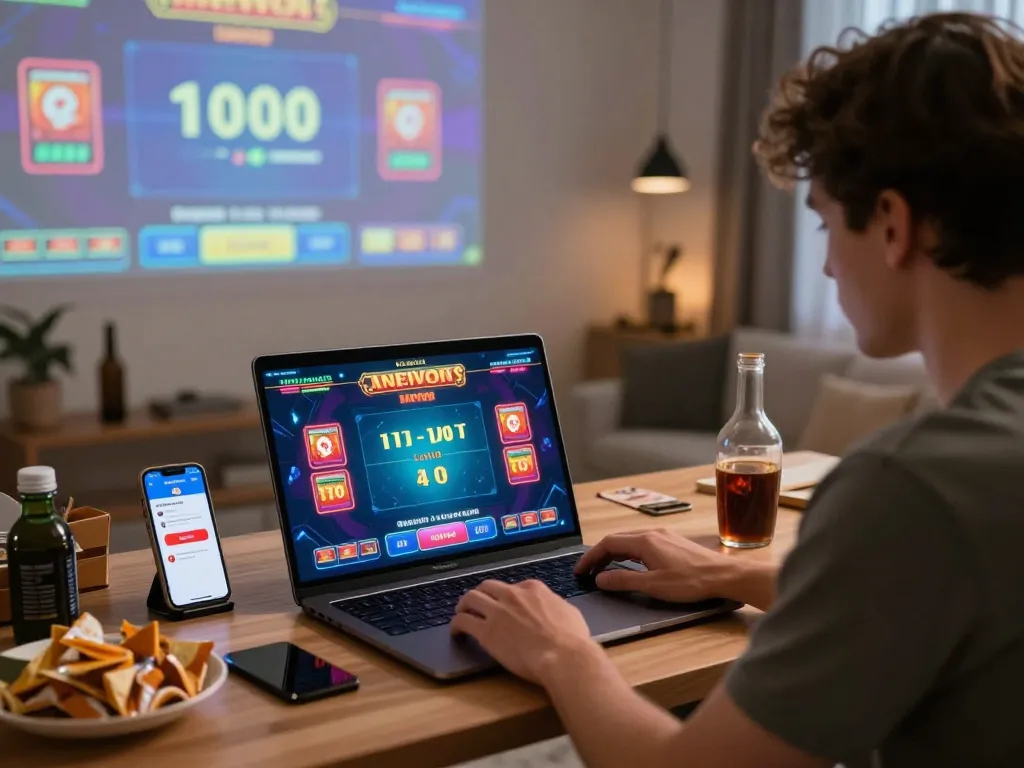 Player enjoying the TT88 online gambling experience with vibrant graphics and interactive elements.