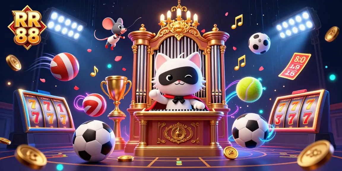 Experience the excitement of RR 88 with dynamic slot themes and festive casino elements.