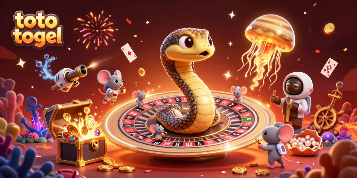 Enjoy thrilling gameplay in toto togel with a vibrant cosmic casino illustration showcasing dynamic betting action.