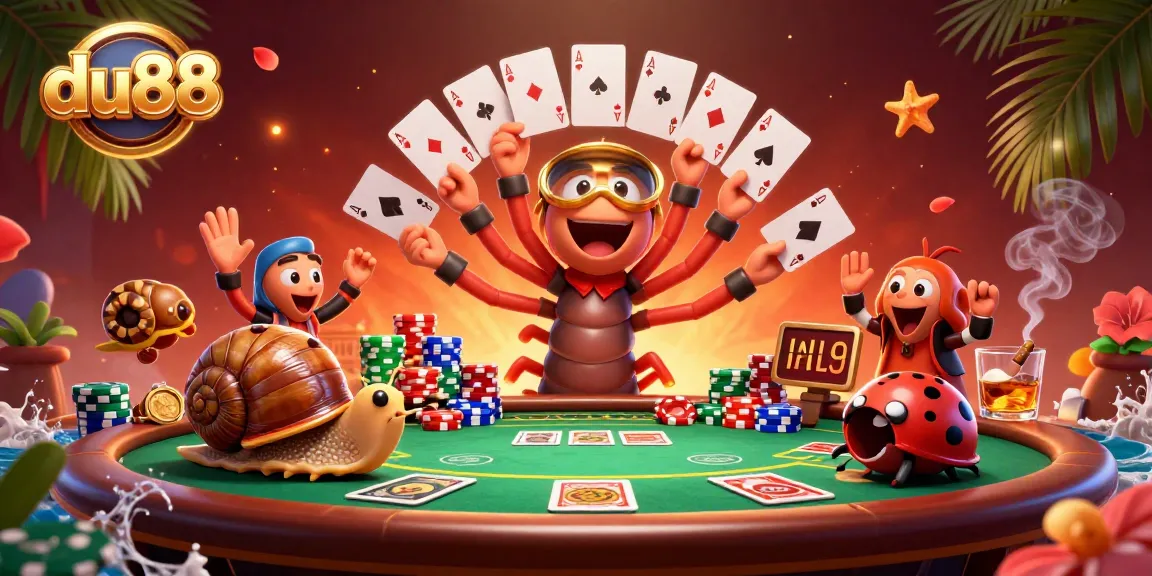 Play exciting games at du88 with our dynamic cartoon casino characters!