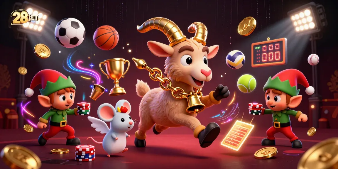 Engage with 28BET in a vibrant, dynamic casino scene filled with action and excitement.