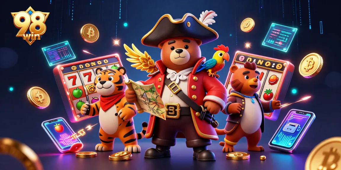 Engage in thrilling adventures at 98win, where pirates and treasure abound in digital gambling!