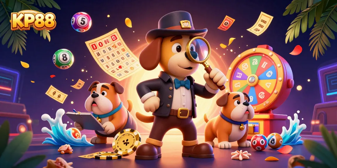 Explore KP88's vibrant gaming world with playful lottery balls and engaging characters shining bright.