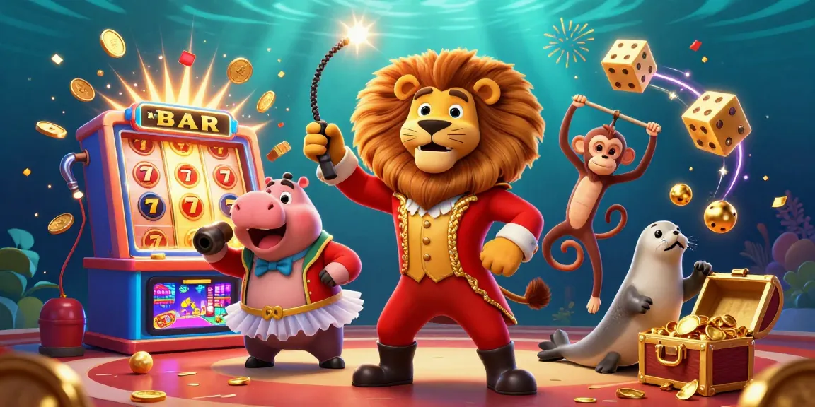 PG88 brings excitement with a circus-themed 3D illustration featuring vibrant characters and dynamic gambling elements.
