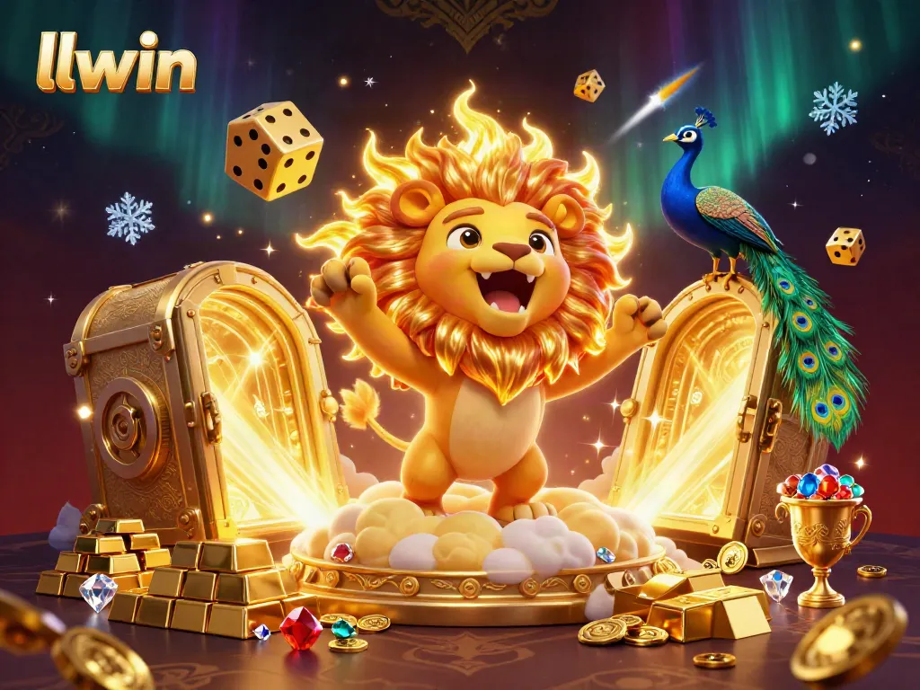 Win big with llwin's captivating casino universe featuring golden treasures and cosmic luck.