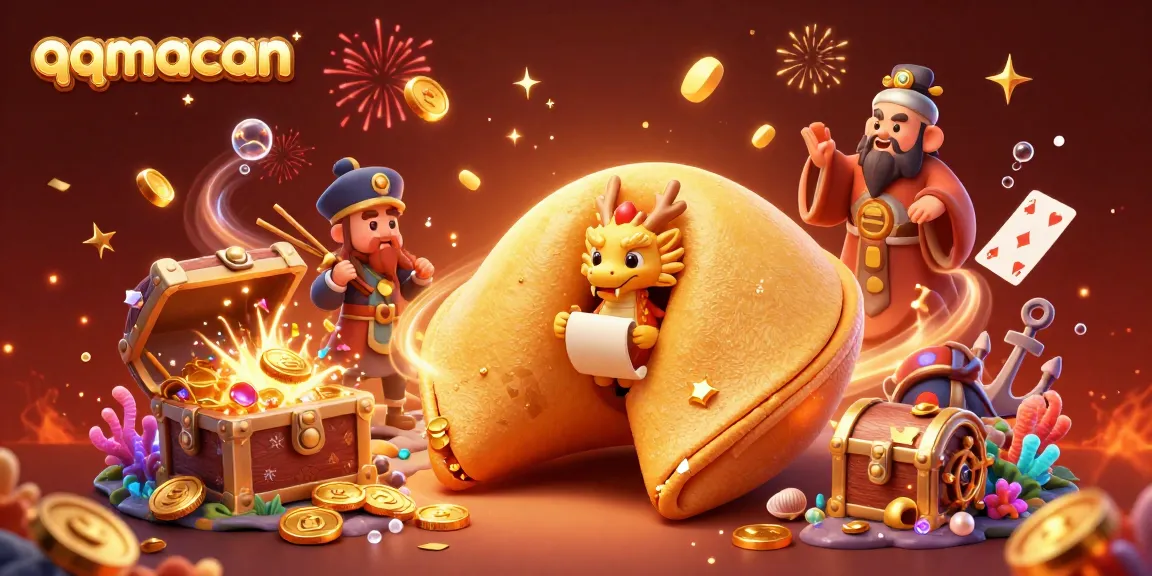 Engage with the qqmacan experience of fortune and excitement, featuring a magical casino-themed scene.