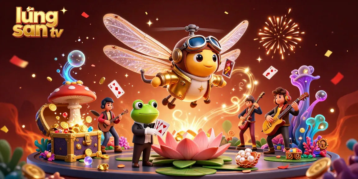 Engage with lương sơn tv's thrilling casino adventures featuring vibrant characters in a dynamic environment.