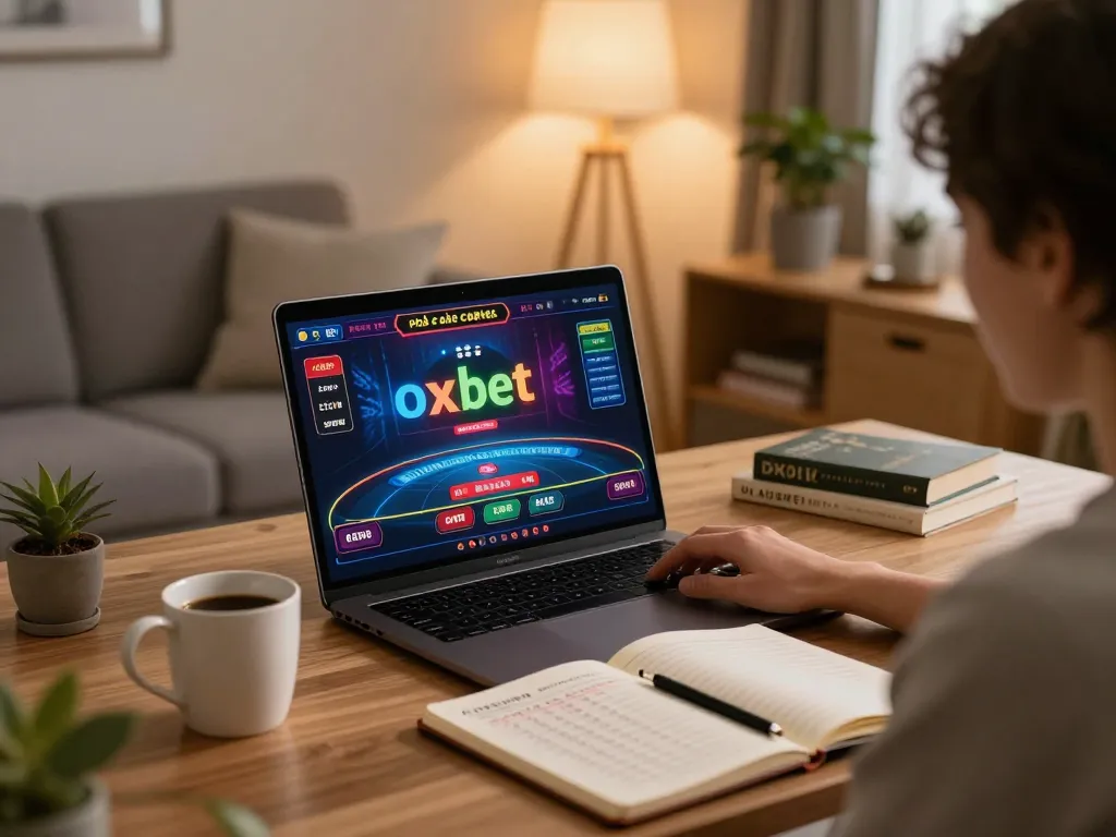 Engaging gameplay experience at nhà cái oxbet showcased through a cozy online casino setup