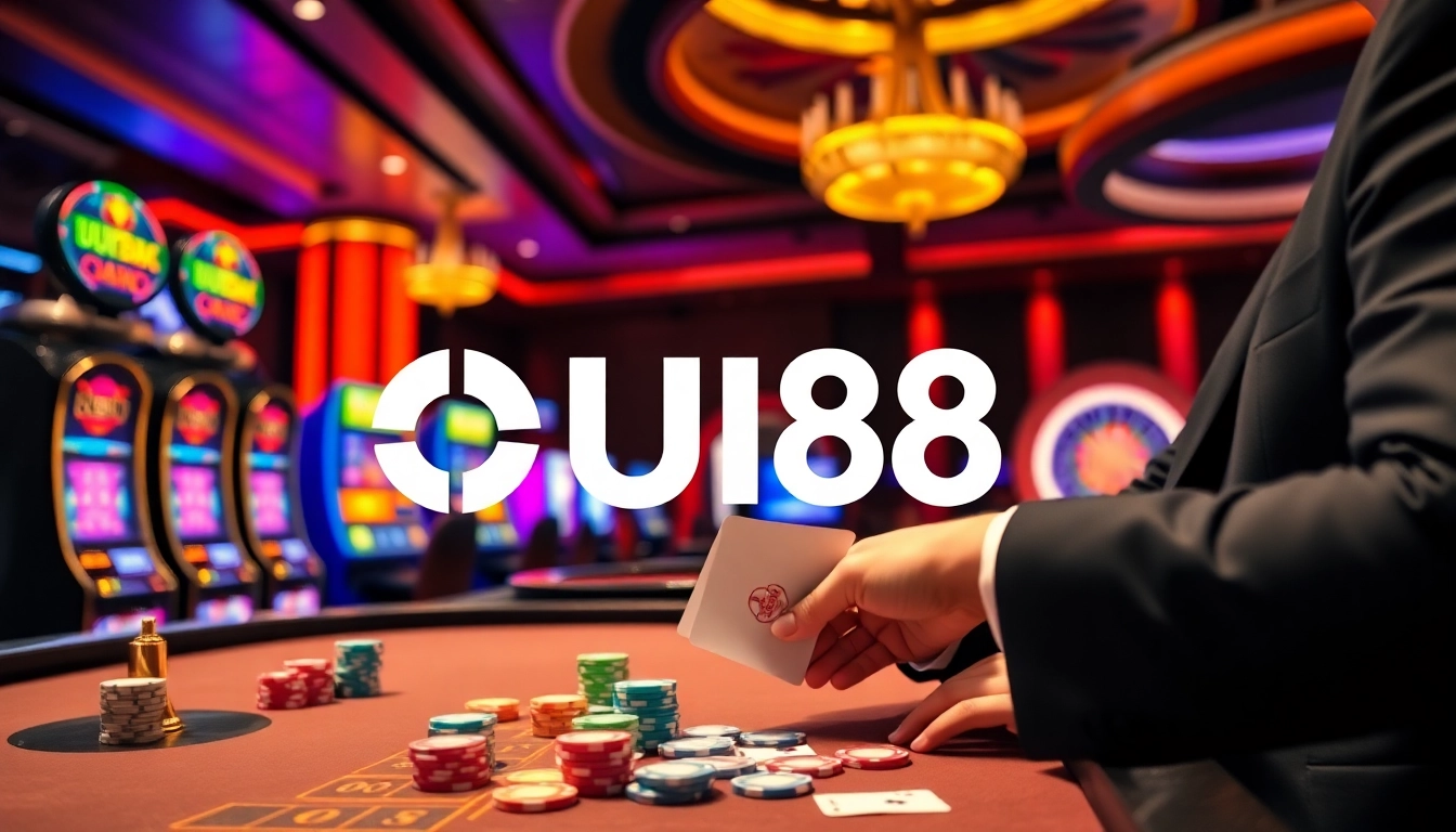 Experience the excitement of gambling at the website UU88 with engaging casino visuals and games.