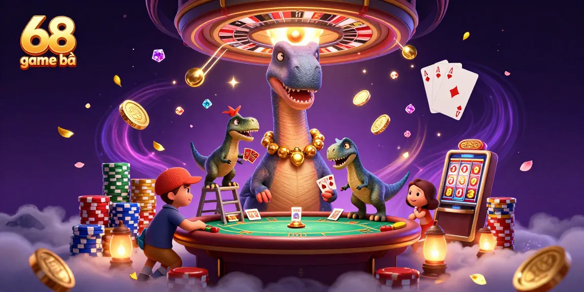 Experience thrilling action with 68 game bài featuring engaging casino scenes and characters.